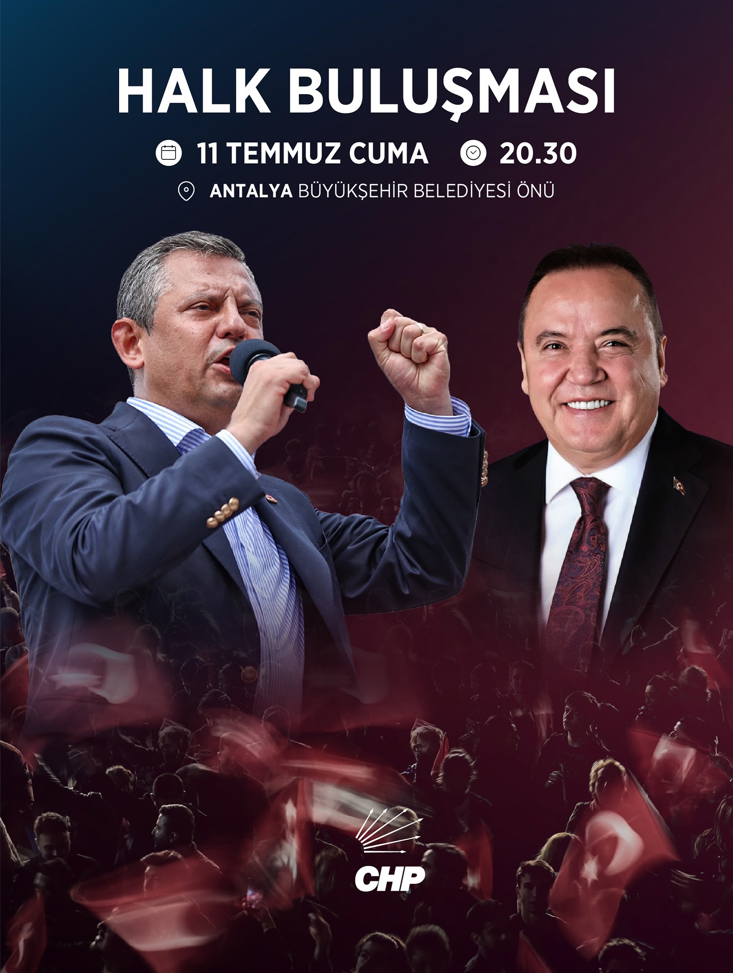 CHP Muğla'dan Antalya'da Destek Buluşması: Tutuklu Siyasi Mahkumlara Özgürlük Çağrısı