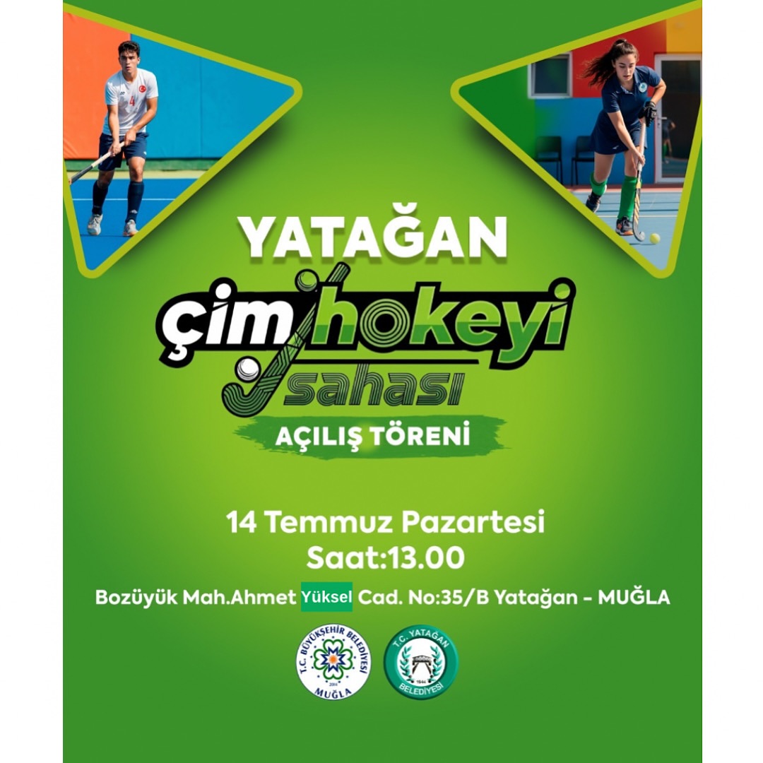 Yatağan'da Yeni Çim Hokeyi Sahası Açılıyor