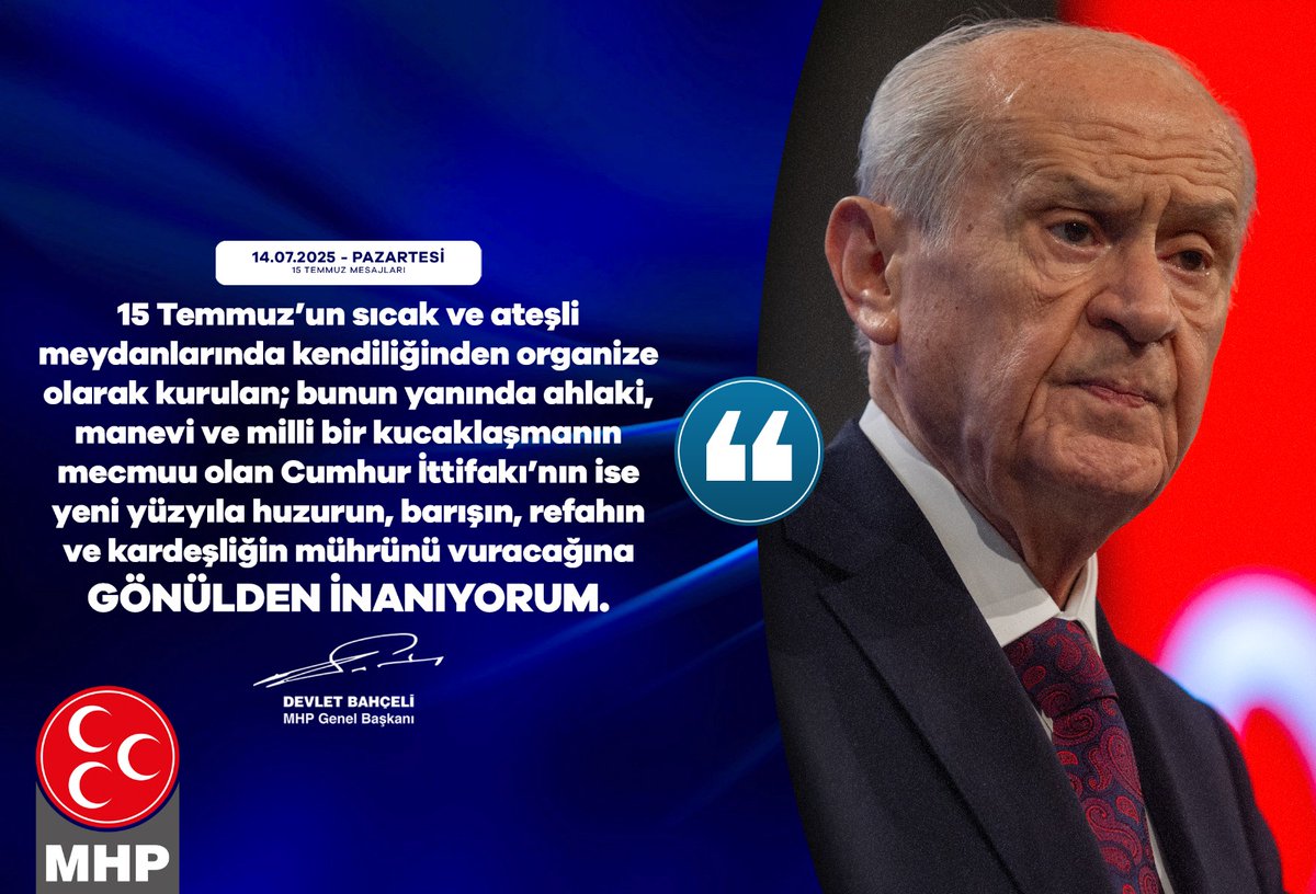 MHP Muğla İl Başkanlığı'ndan Cumhur İttifakı'na Destek Açıklaması
