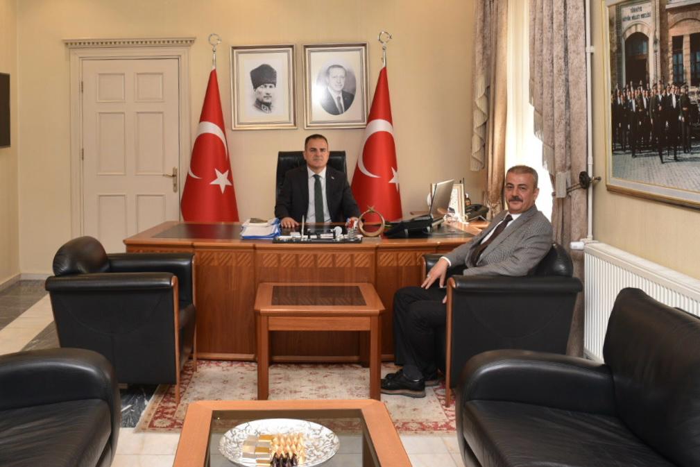Muğla Valisi Akbıyık, Eğitim ve Araştırma Hastanesi Başhekimi Acar'ı Ziyaret Etti