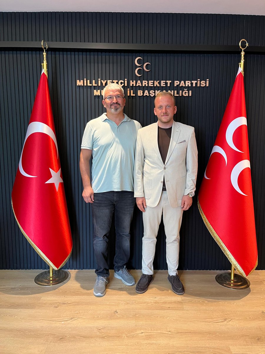 MHP Muğla İl Başkanı Demirel'i Ziyaret Eden Osman Arslan