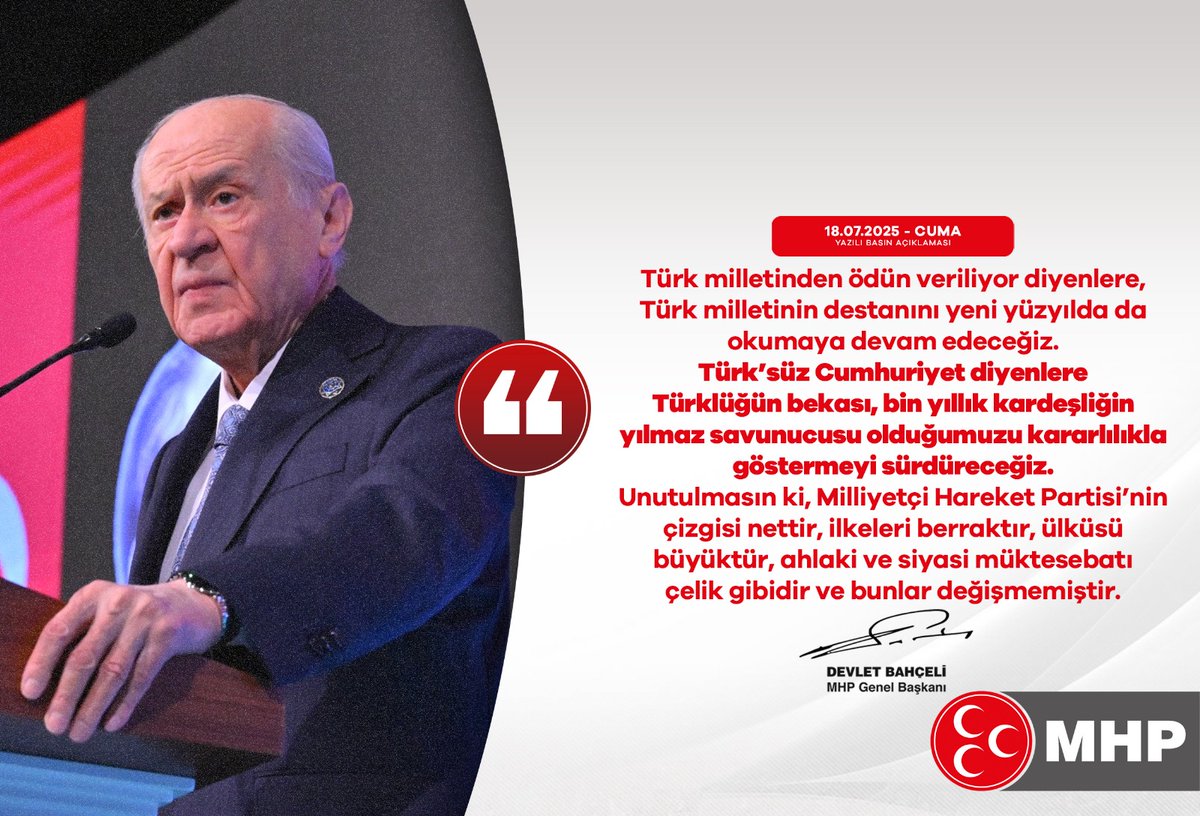 MHP Muğla İl Başkanlığı'ndan Milli Birlik ve Türklük Vurgusu