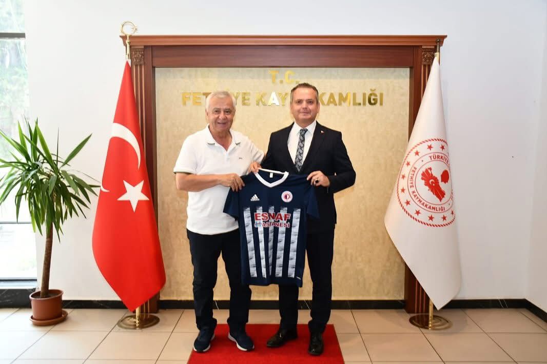 Fethiye Spor Yönetimi Kaymakam Akkaya'yı Ziyaret Etti