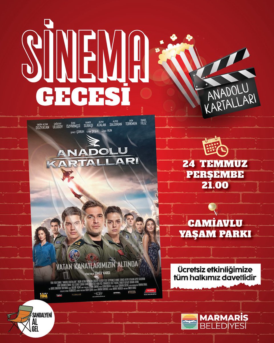 Marmaris'te Açık Hava Sinema Günleri Başlıyor