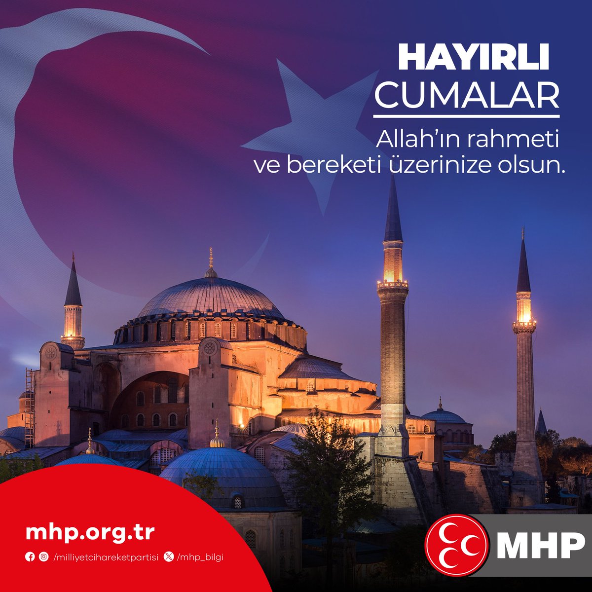 Muğla'da MHP İl Başkanlığı'ndan Hayırlı Cumalar Mesajı