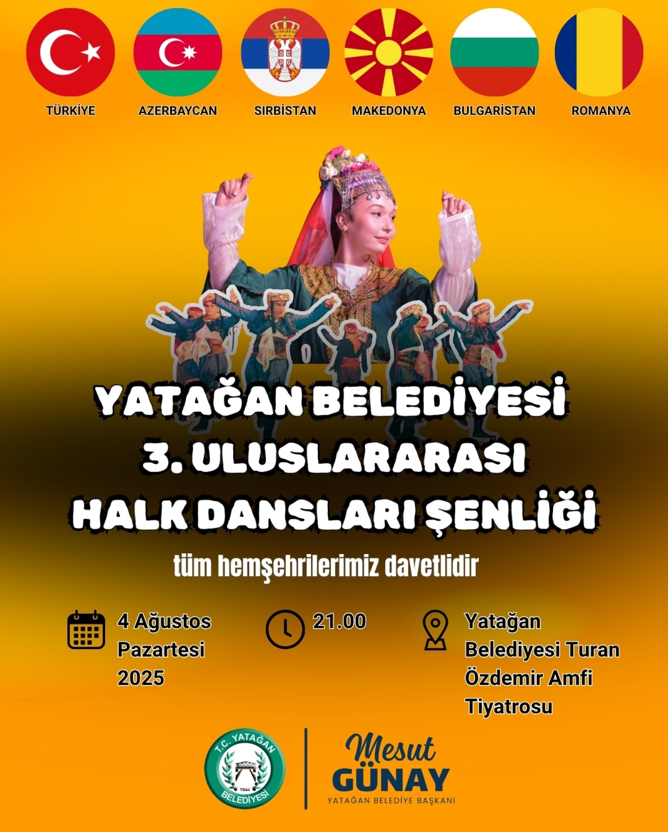 Yatağan'da Uluslararası Halk Dansları Şenliği Düzenleniyor