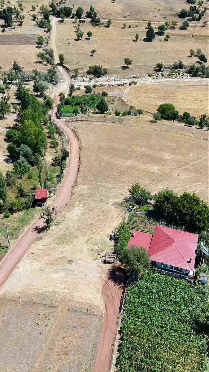 Seydikemer'de Yayla Karaçulha'ya Stabilize Yol Desteği