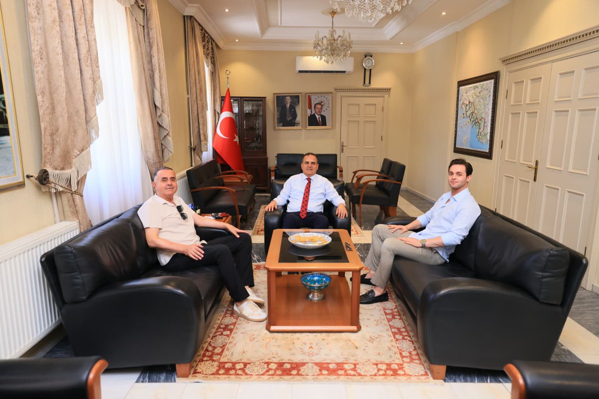 İş İnsanları Muğla Valisi'ni Ziyaret Etti