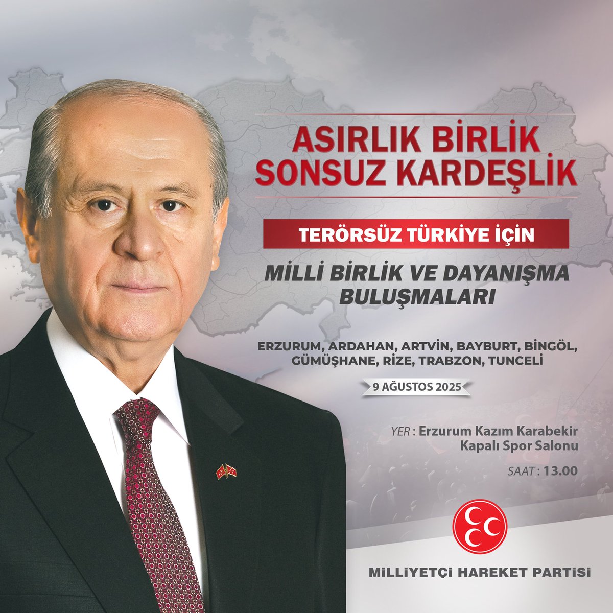 MHP, Doğu Anadolu'da Geniş Katılımlı Kardeşlik Buluşması Yaptı