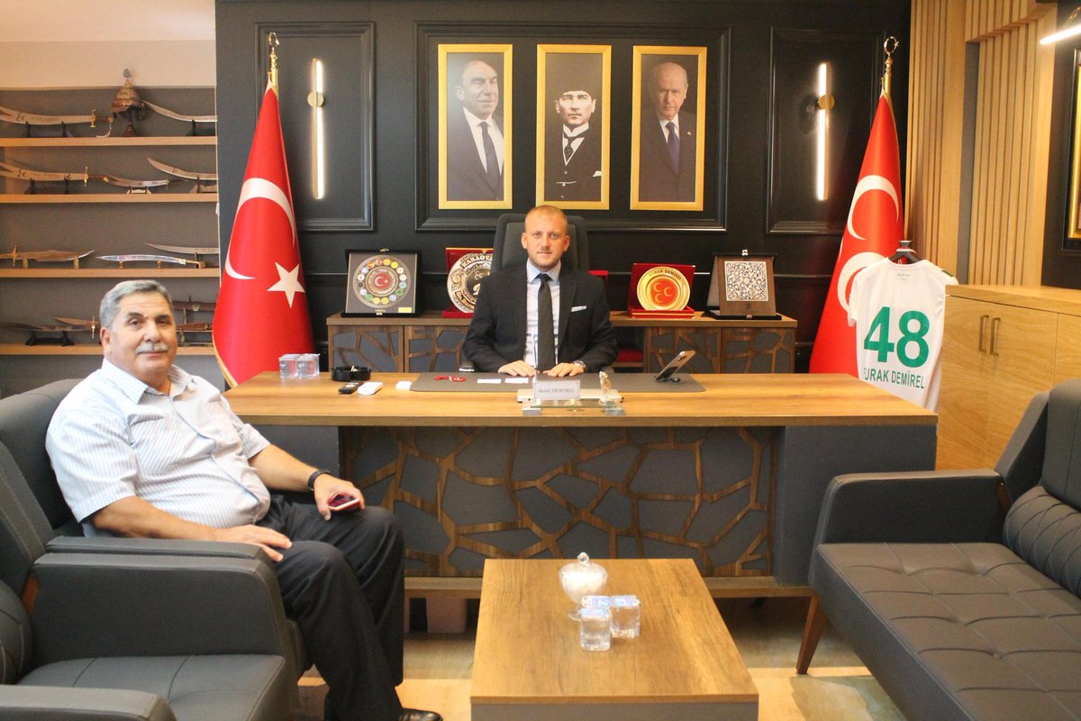 MHP Muğla'da Ziyaret: Ercan Değirmenci, İl Başkanı Demirel'i Makamında Ziyaret Etti