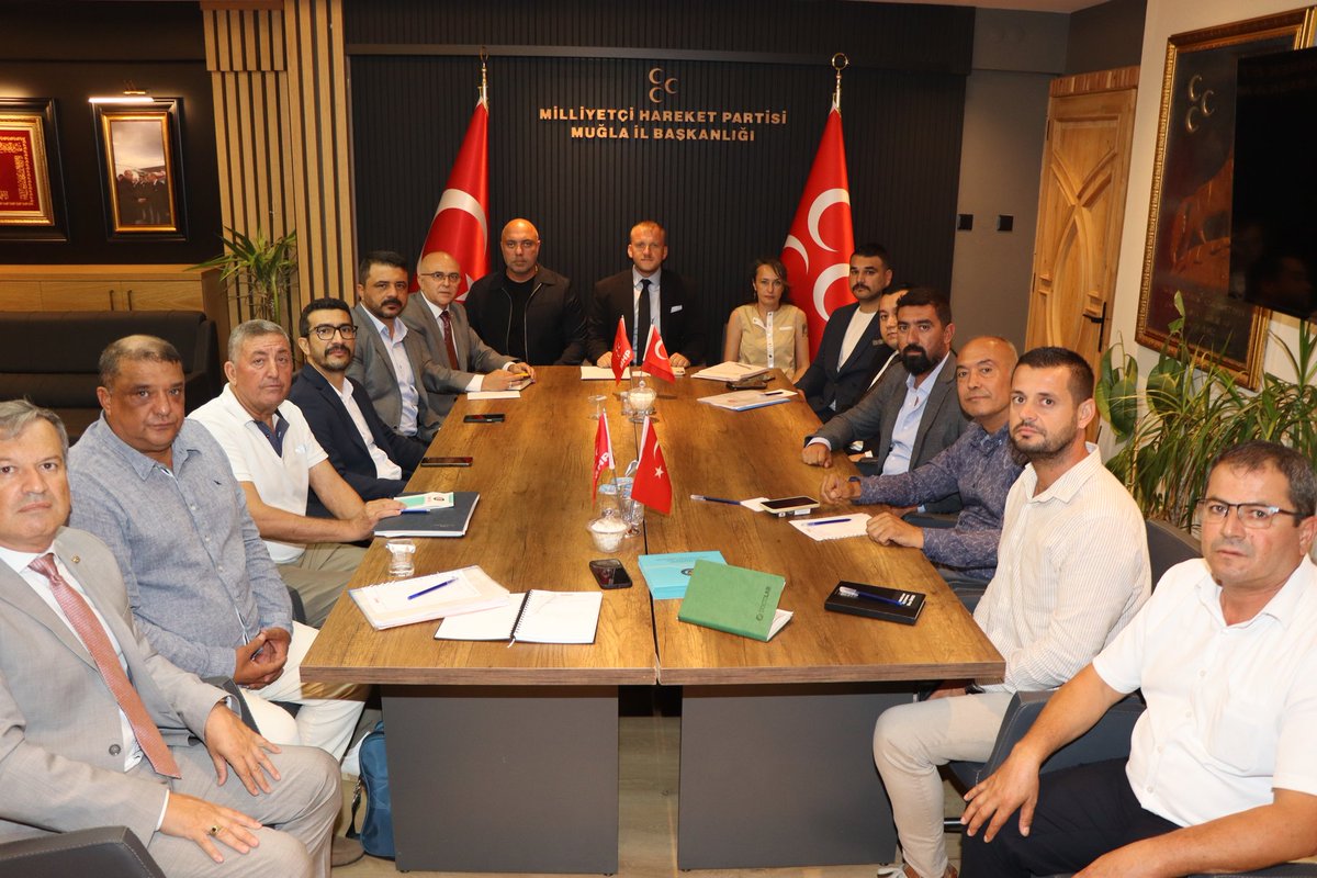 MHP Muğla İl Başkanlığı, Yerel Hedefler İçin İlçe Başkanlarıyla Toplantı Yaptı