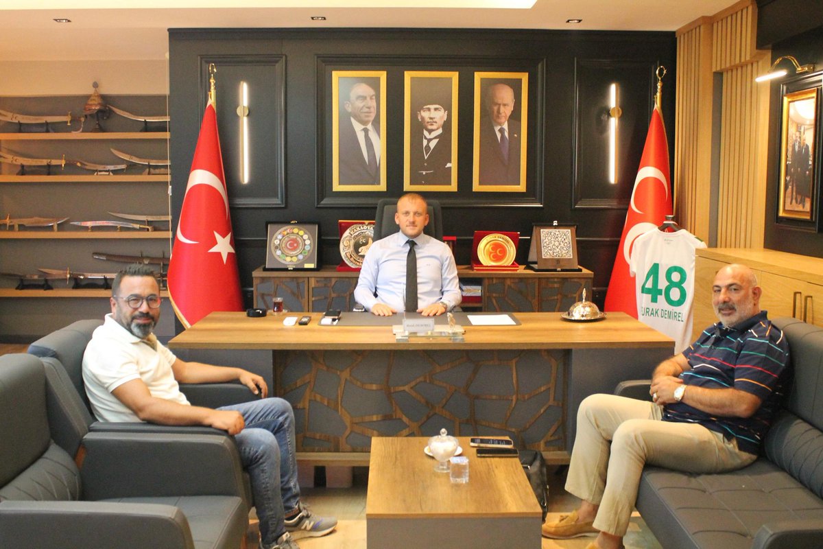 MHP Muğla İl Başkanlığı, Yeni İl Başkanı Demirel'i Ziyaret Etti