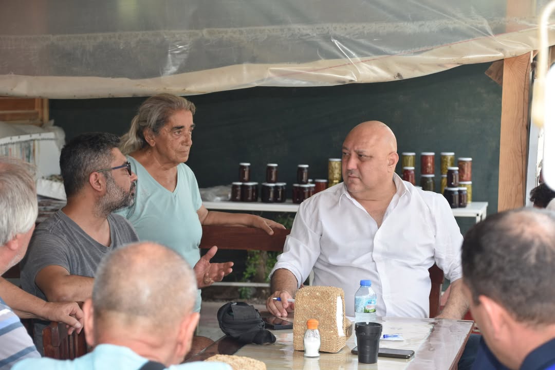 Yatağan Belediye Başkanı Stratonikeia'da Esnaf ve Muhtarla Buluştu