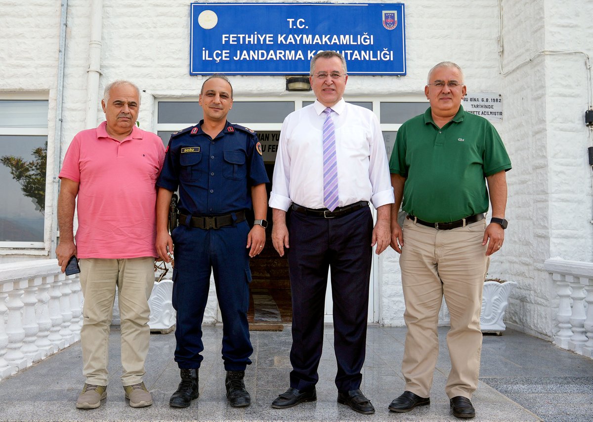 Fethiye Ticaret ve Sanayi Odası, Yeni Atanan Jandarma Komutanını Ziyaret Etti
