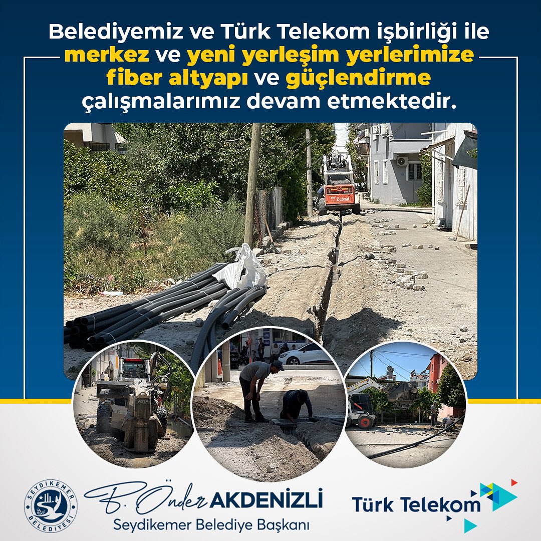 Seydikemer'de İnternet Altyapısı Güçleniyor