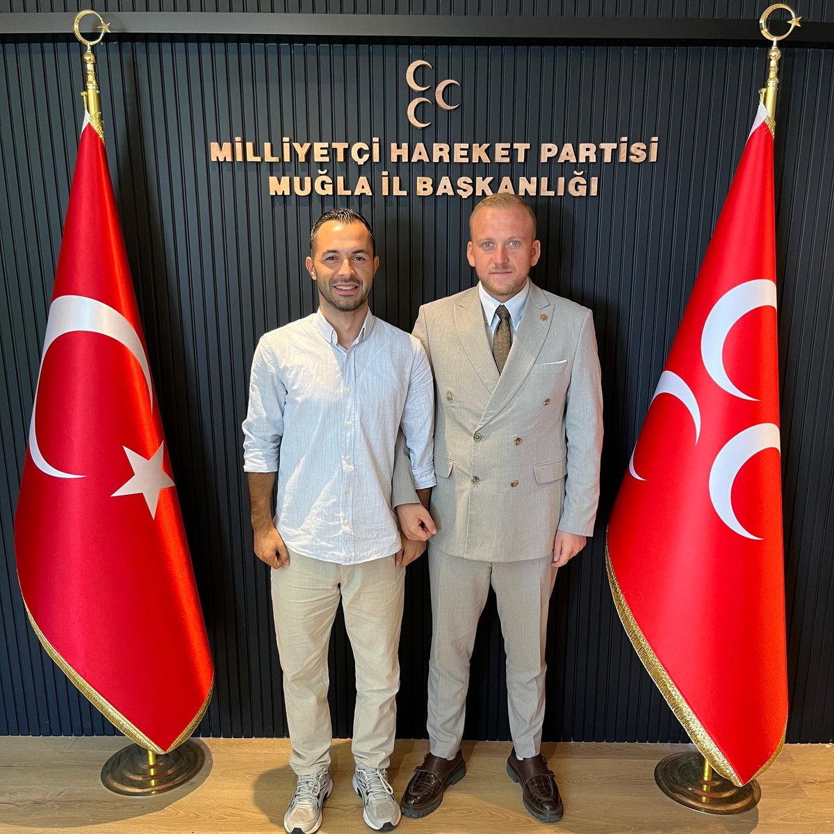 MHP Muğla İl Başkanı Demirel'i Türk Sağlık Sen Muğla Şube Başkan Yardımcısı Ziyaret Etti