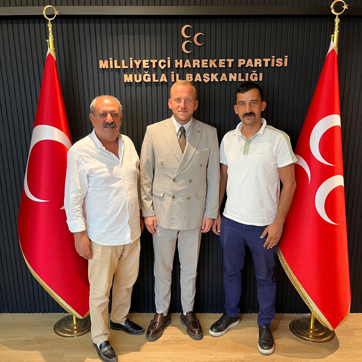MHP Muğla'da Eski Başkanlardan Yeni Başkan Demirel'e Ziyaret