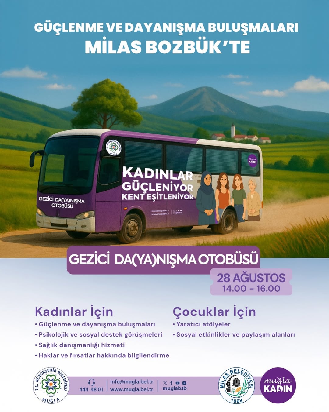 Muğla Büyükşehir Belediyesi, Milas Bozbük'te Dayanışma Buluşması Düzenliyor