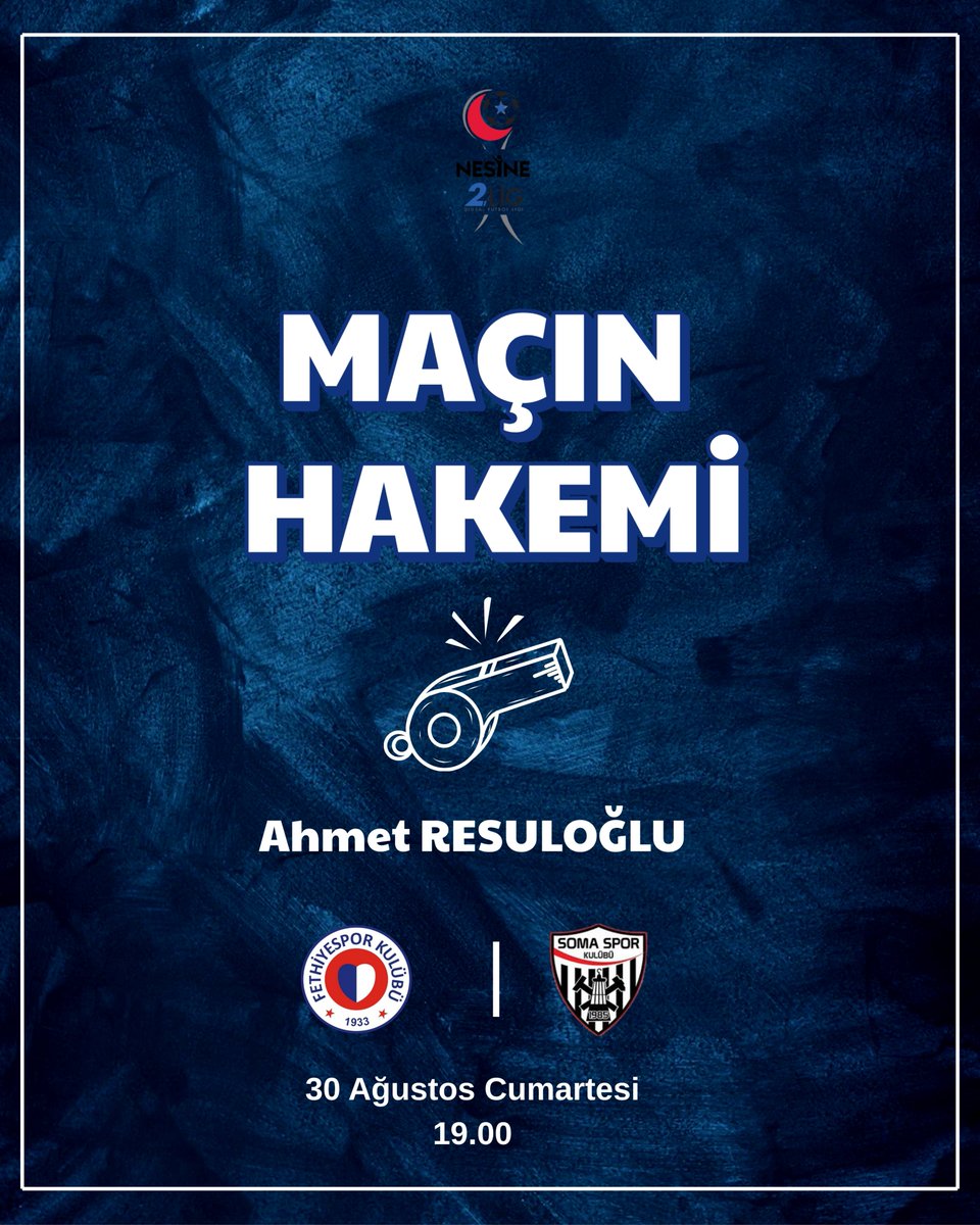 Fethiye Spor, Somaspor Maçında Konya Hakemiyle Sahaya Çıkacak