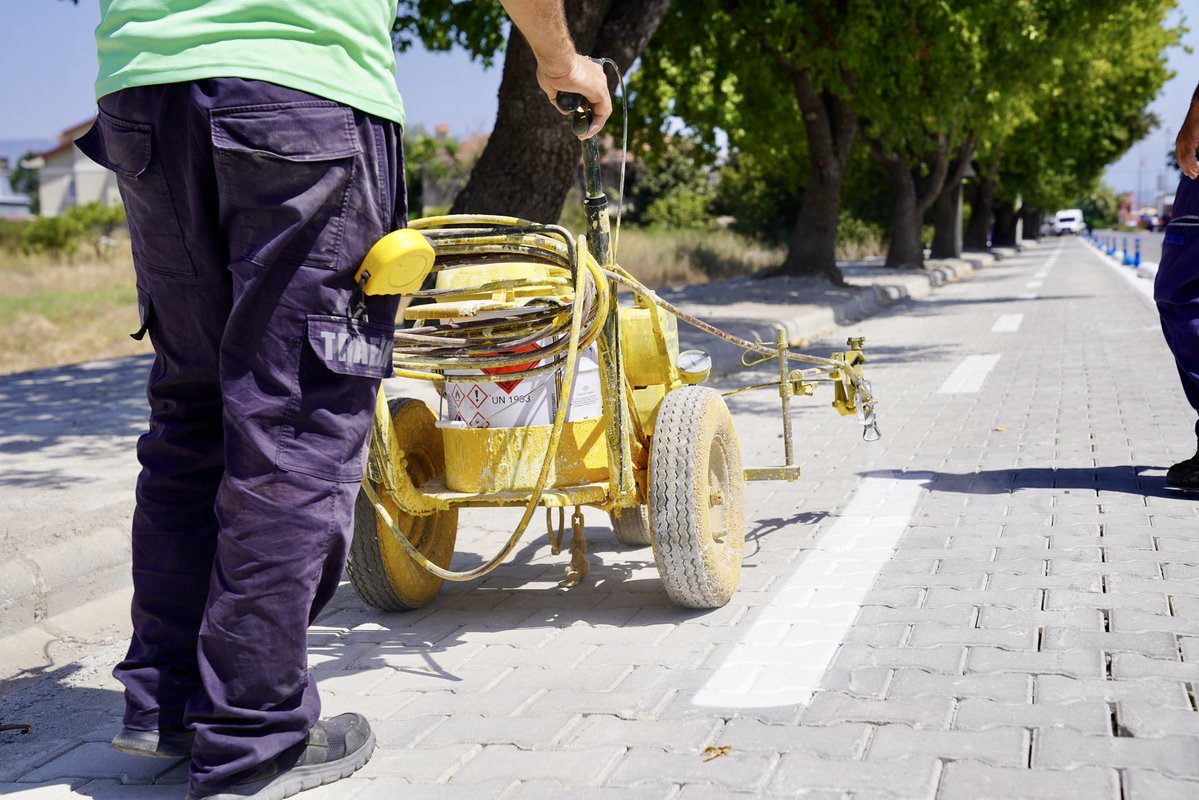 Fethiye'de Bisiklet Yolunda Güvenlik Yeniliği