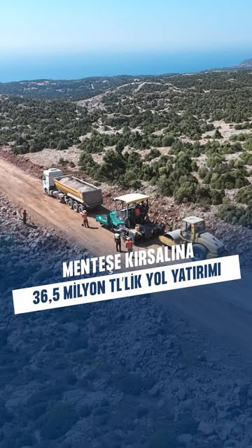 Muğla'da Kırsal Mahallelere Modern Yollar: 26 Bin 700 Metre Yol Yenileniyor