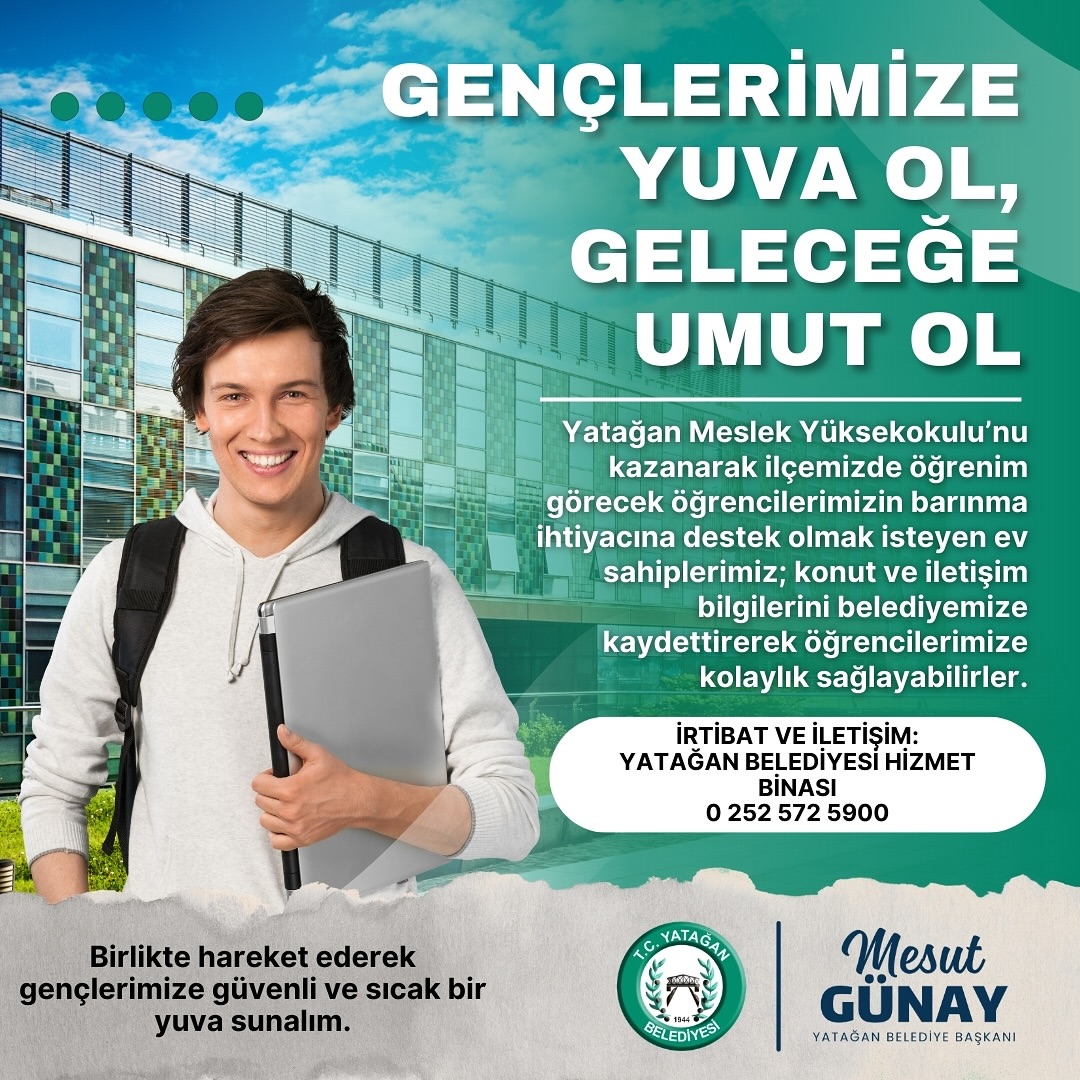 Yatağan Belediyesi Öğrencilere Barınma Desteği Sağlıyor
