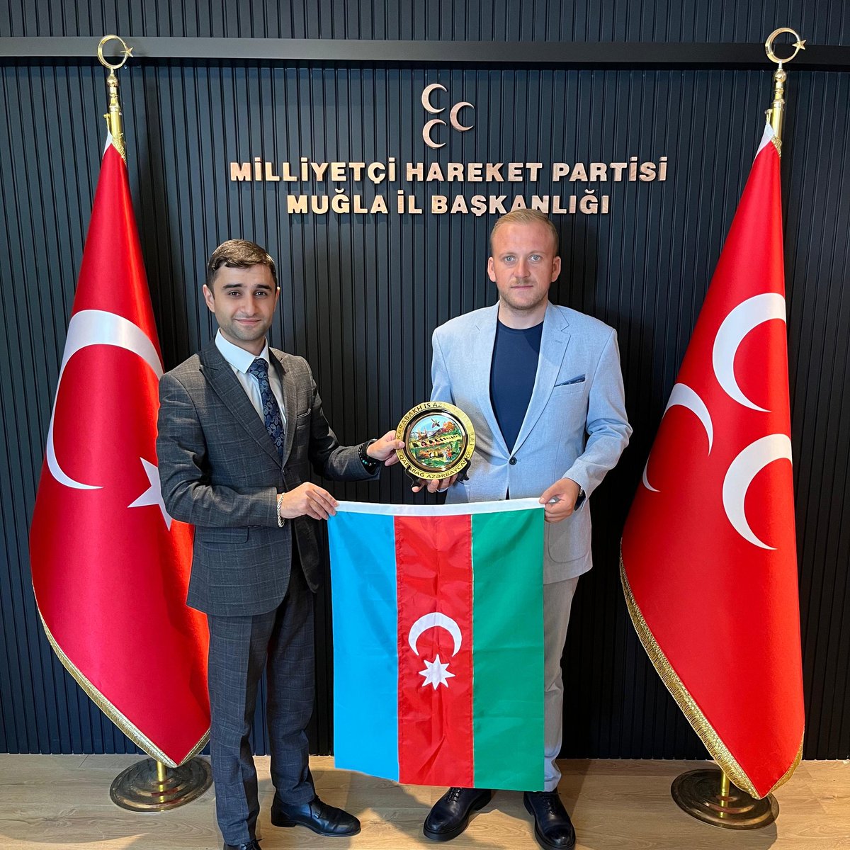 MHP Muğla İl Başkanlığı'na Azerbaycan'dan Ziyaret