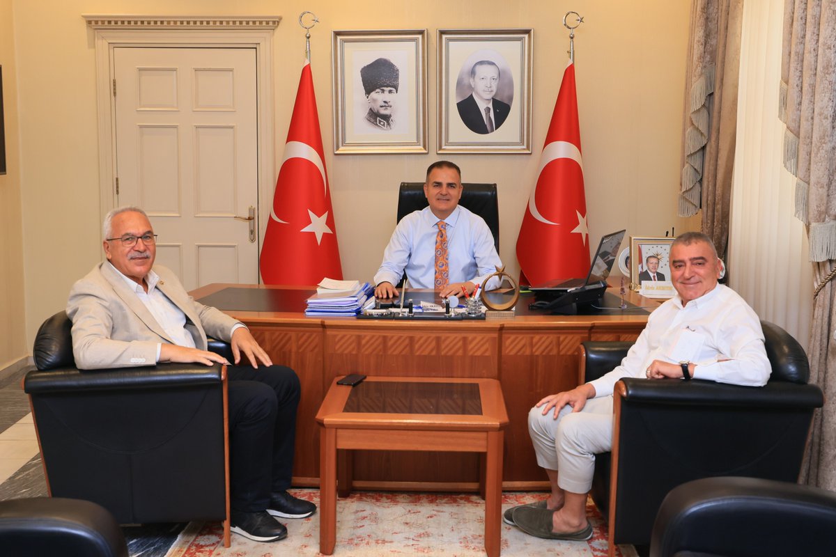 Muğla Valisi Akbıyık'a TBMM Eski Milletvekili Aydın ve İş İnsanı Barut Ziyaret