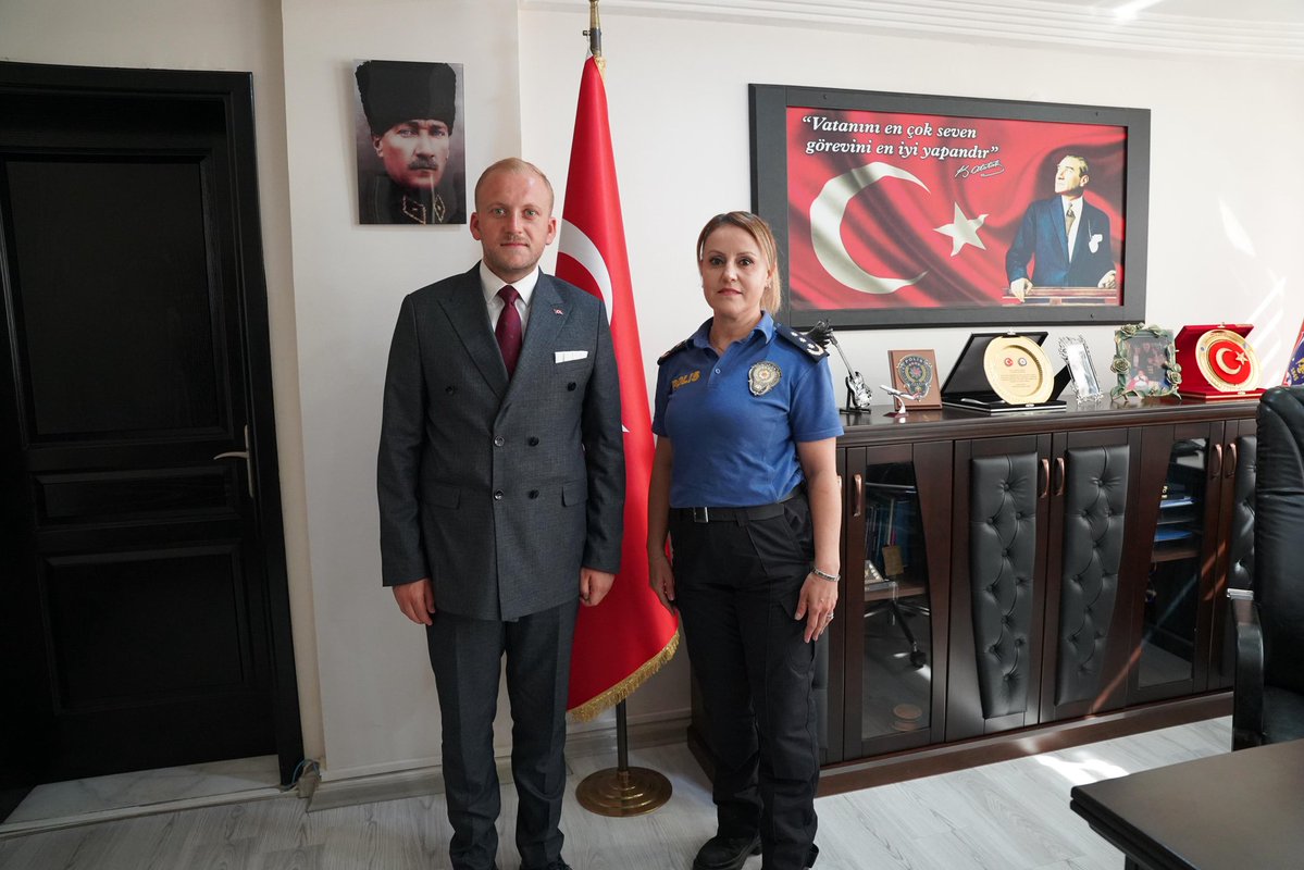 MHP Muğla İl Başkanlığı Ortaca Emniyet Müdürlüğü’nü Ziyaret Etti