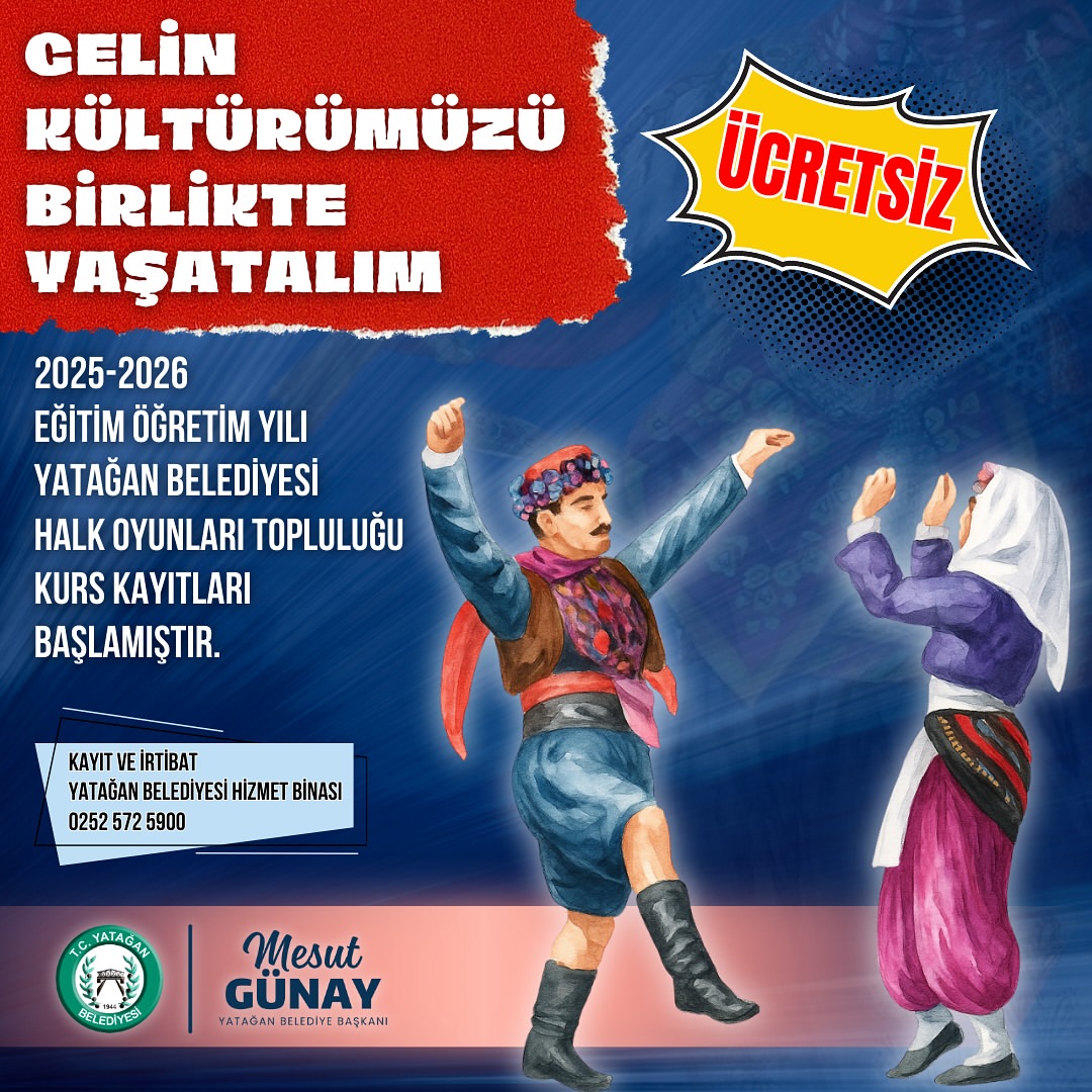 Yatağan Belediyesi Halk Oyunları Kursları Başladı: Kültürümüzü Geleceğe Taşıyoruz