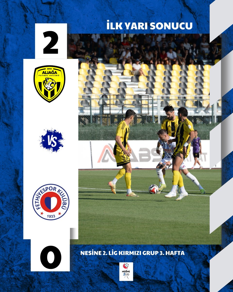 Fethiyespor İlk Yarıda Aliağa FK'ya Karşı 2-0 Geride