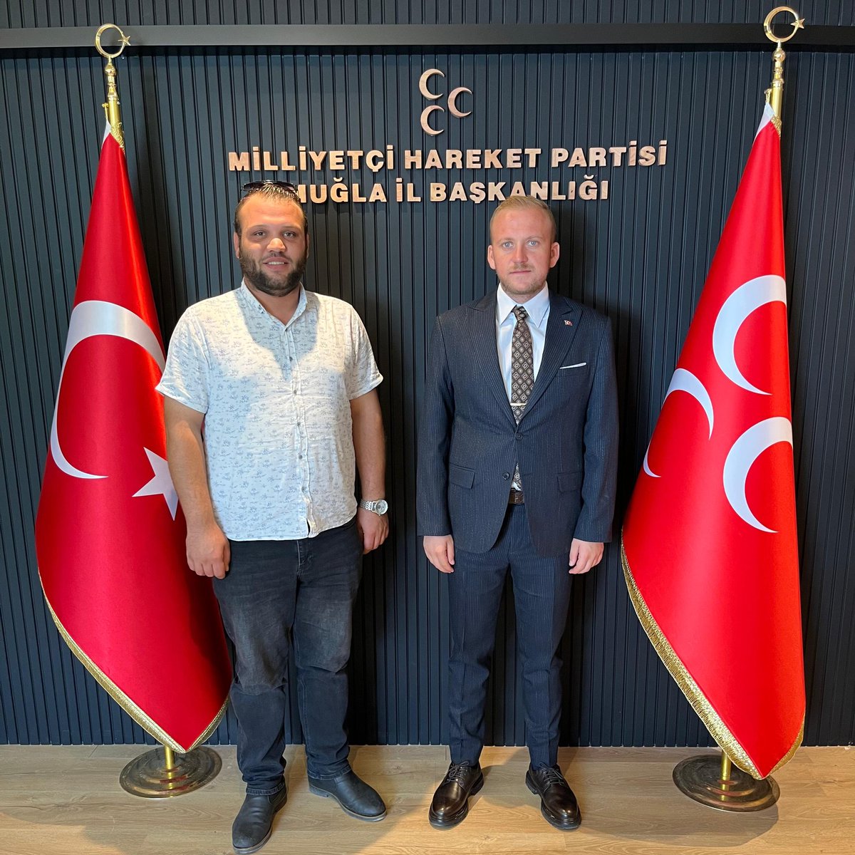 MHP Muğla İl Başkanı Demirel, Roman Derneği Başkanı Demirtaş'ı Ağırladı