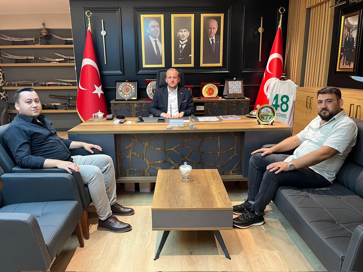 MHP Muğla İl Başkanlığı’na Dalaman İlçe Başkanı Ziyareti