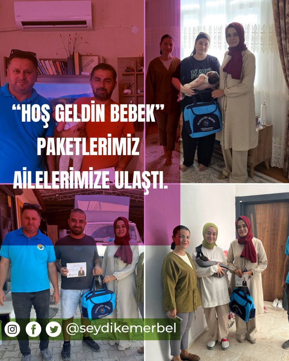 Seydikemer Belediyesi Yeni Doğan Bebeklere Destek Paketi Ulaştırdı