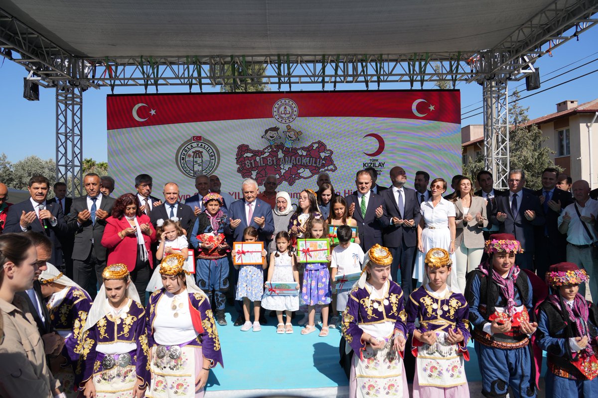 Muğla Dalaman'a Yeni Kızılay Anaokulu Açıldı
