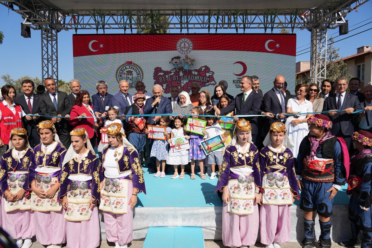 Muğla Dalaman'a Yeni Kızılay Anaokulu Açıldı