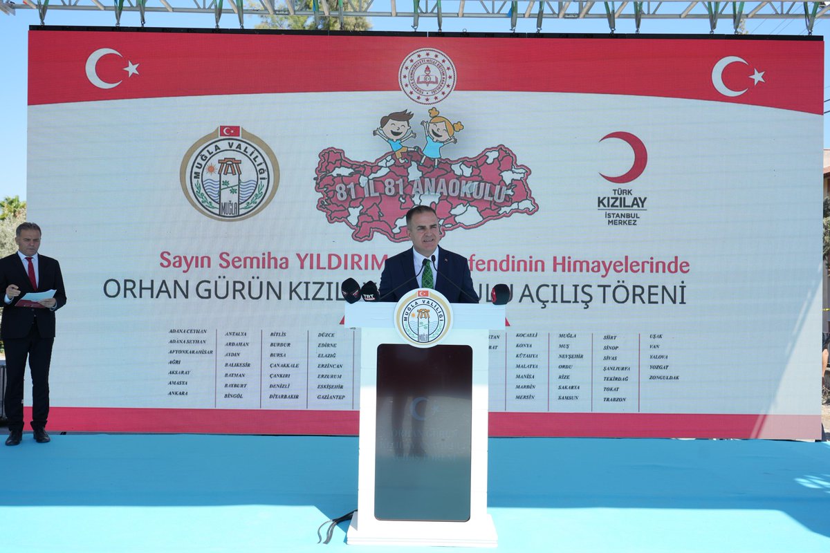 Muğla Dalaman'a Yeni Kızılay Anaokulu Kazandırıldı