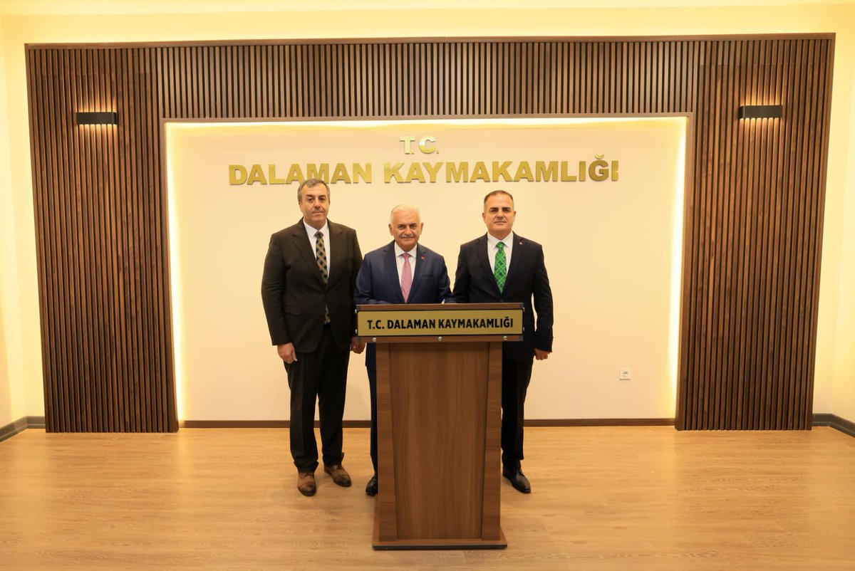 Binali Yıldırım Dalaman Kaymakamlığını Ziyaret Etti