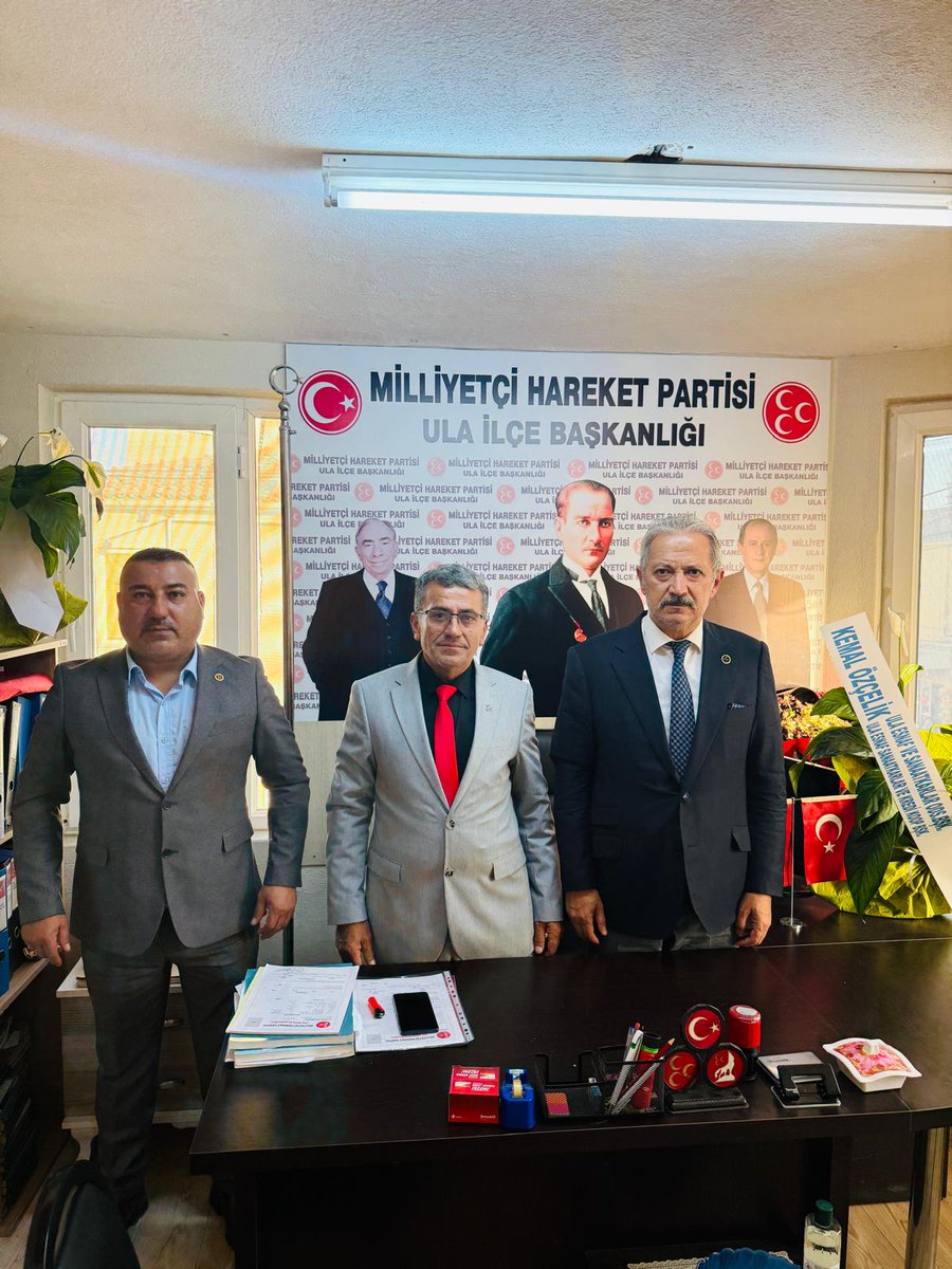 MHP Muğla İl Başkanlığı Ula İlçe Teşkilatını Ziyaret Etti
