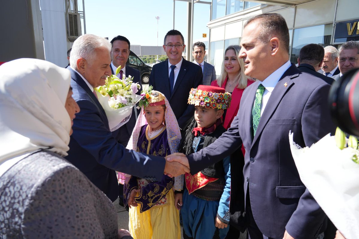 Muğla'da Yeni Kızılay Anaokulu Açılışı İçin Binali Yıldırım Dalaman'da