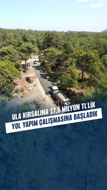 Muğla'da Ula'ya 17.5 Milyon TL'lik Yol Yatırımı