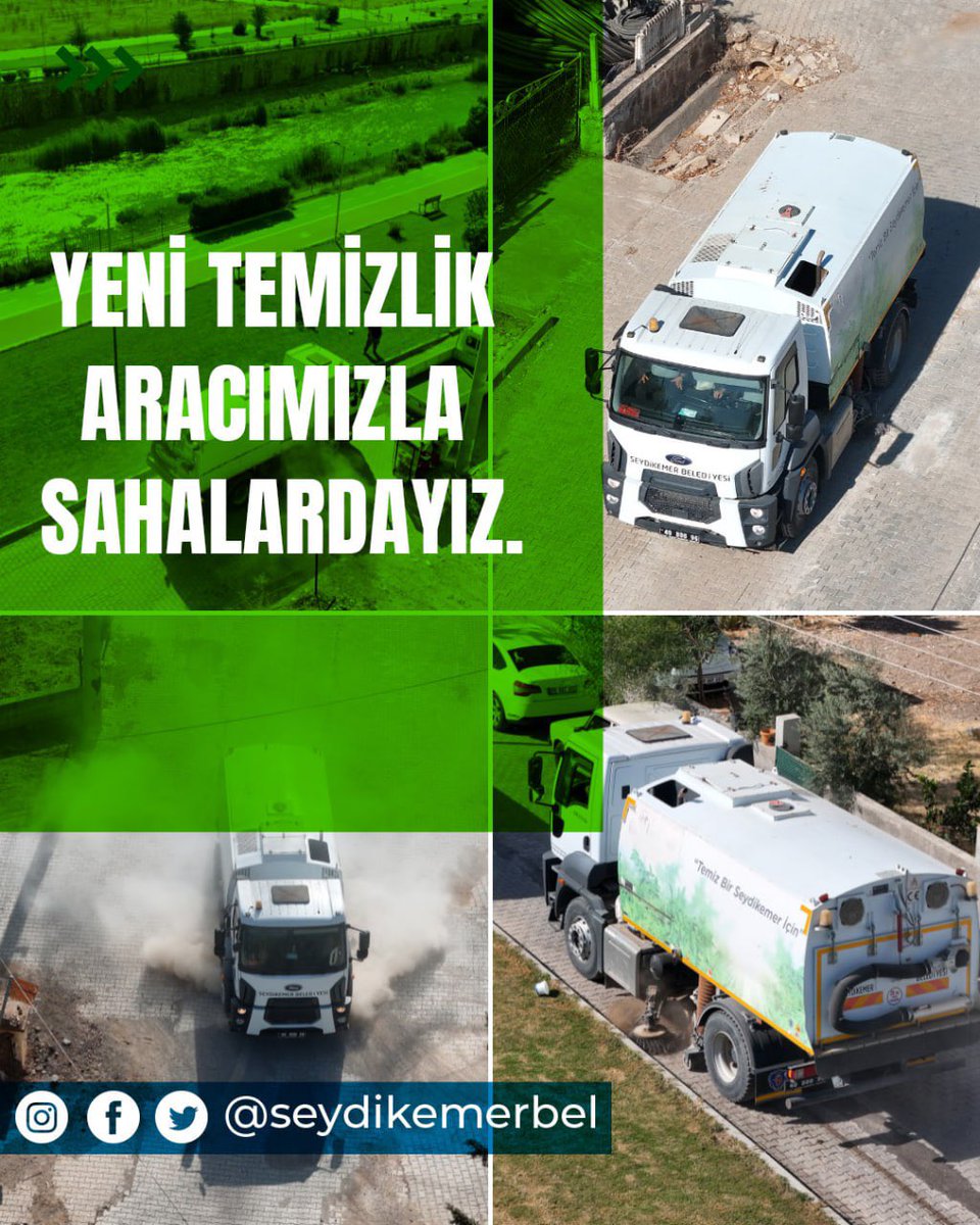 Seydikemer Belediyesi Araç Filosuna Yeni Temizlik Aracı Kazandırdı