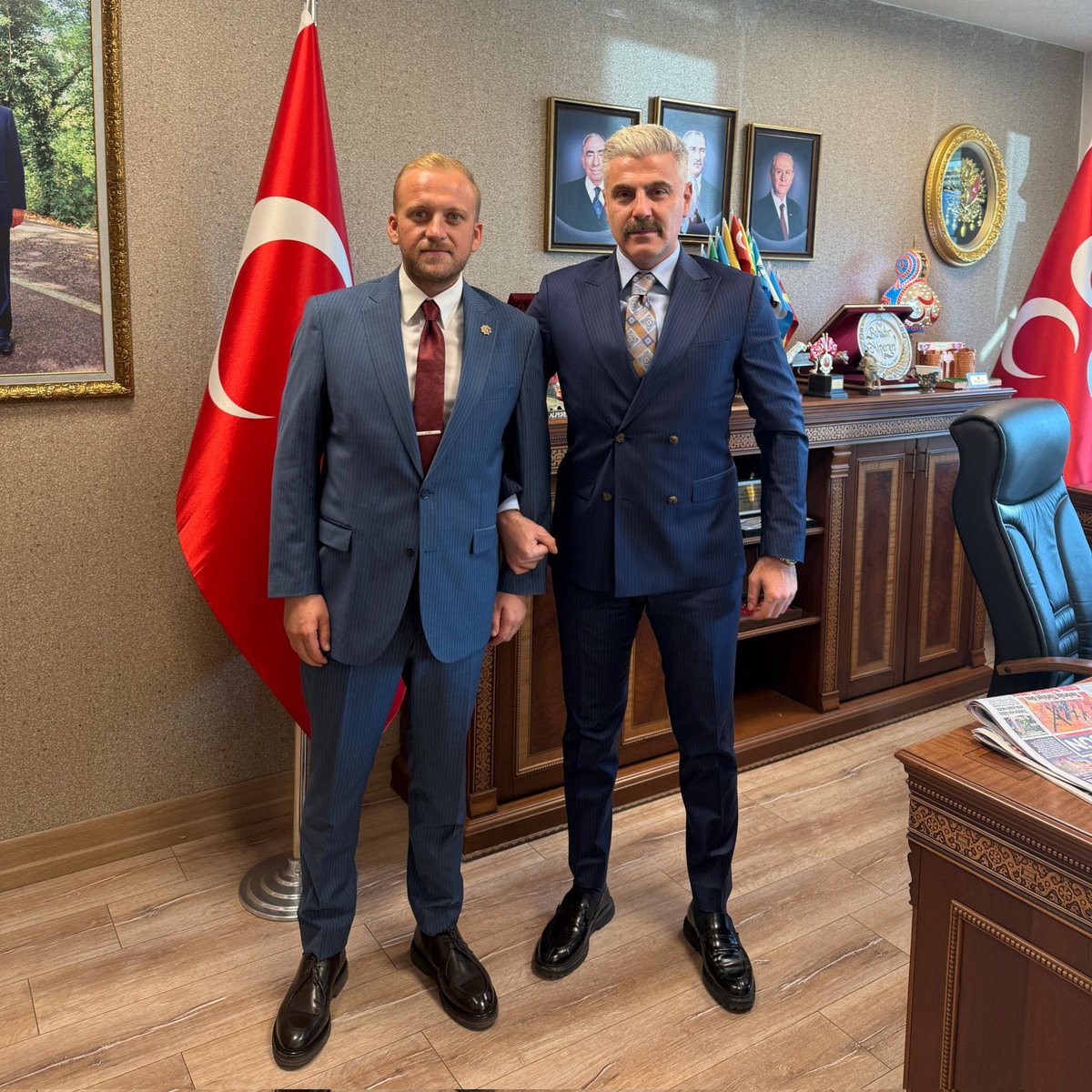 MHP Muğla İl Başkanı Burak Demirel, Merkez Disiplin Kurulu Başkanı'nı Ziyaret Etti