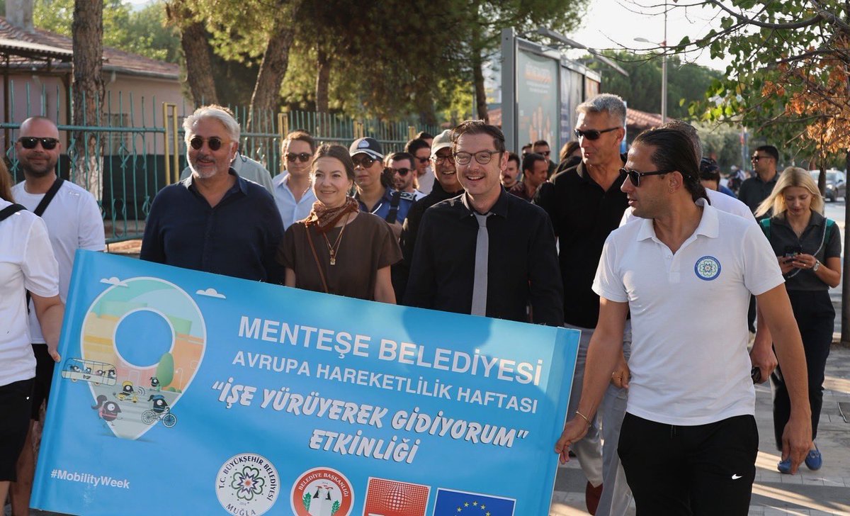 Menteşe Belediyesi Avrupa Hareketlilik Haftası'na Yürüyerek Başladı
