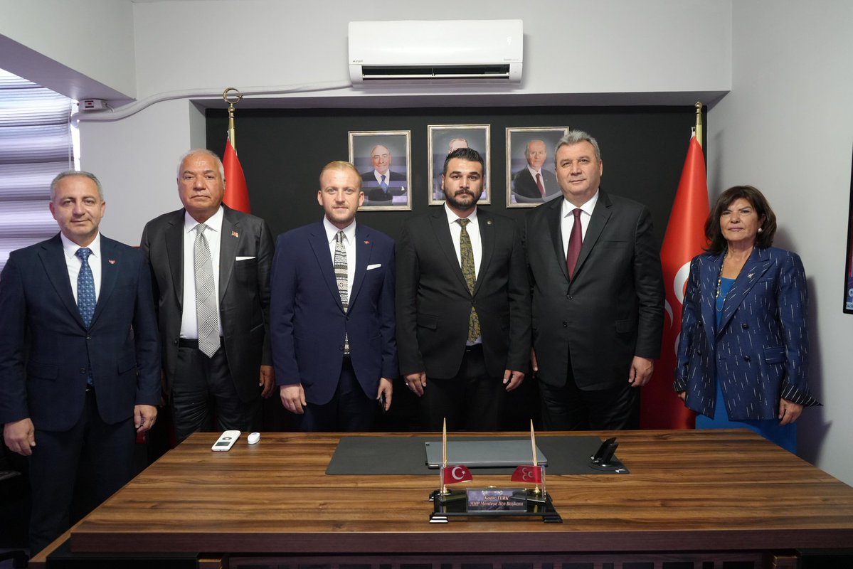 MHP Muğla İl Başkanlığı'ndan Menteşe İlçe Başkanlığı'na Ziyaret