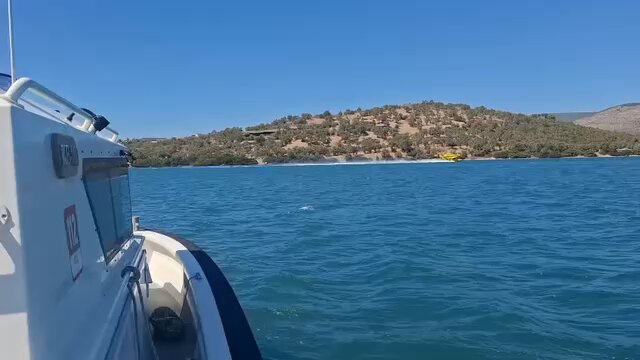 Muğla Valiliği Sahil Güvenlik Unsurları Yangınla Mücadelede Güvenliği Artırıyor