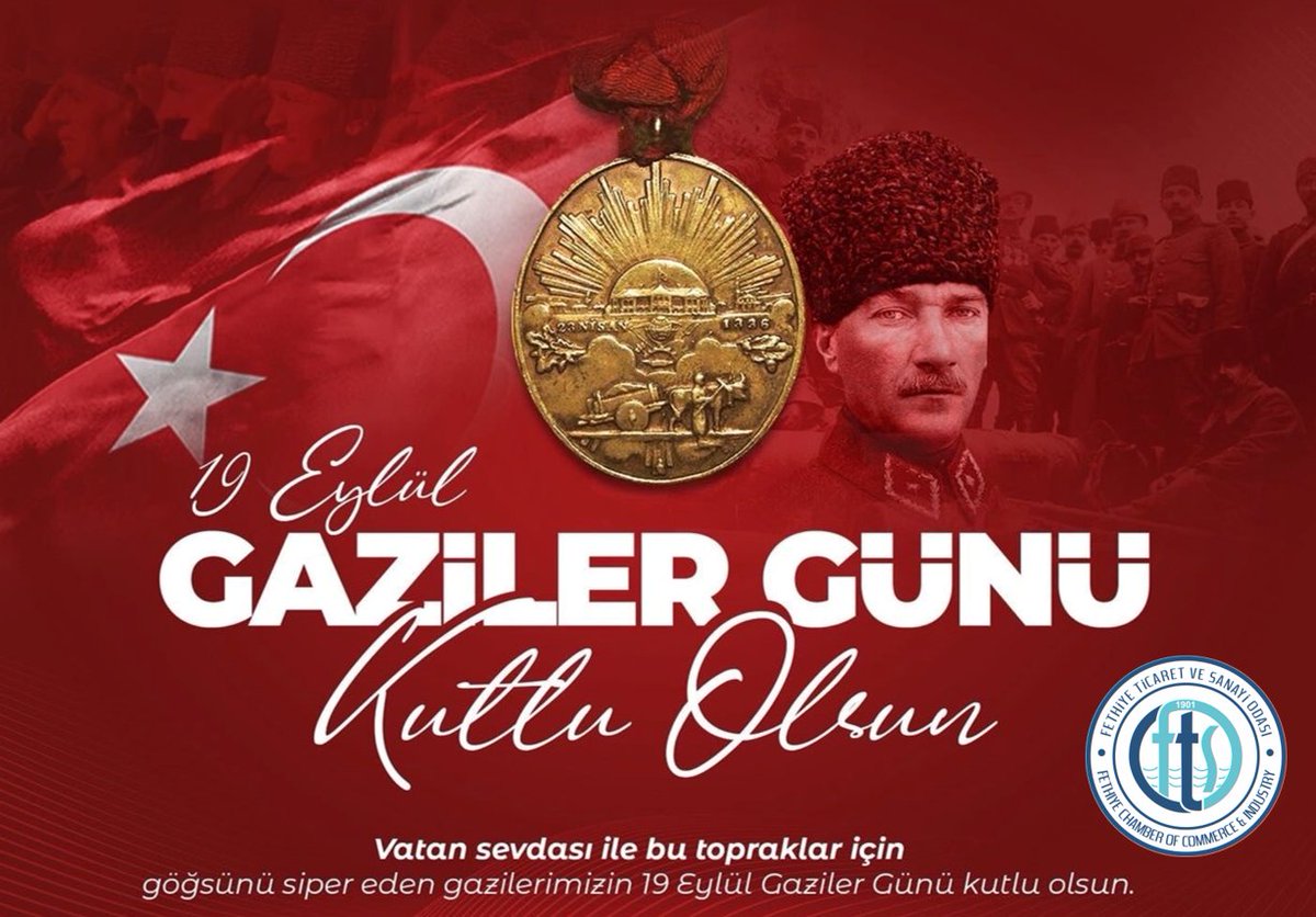 Fethiye'de Gaziler Günü Anma Töreni Düzenlendi