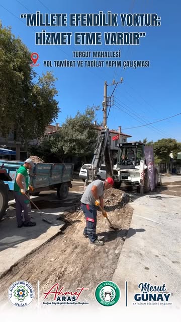 Yatağan'da Altyapı ve Yol Çalışmaları Tamamlandı
