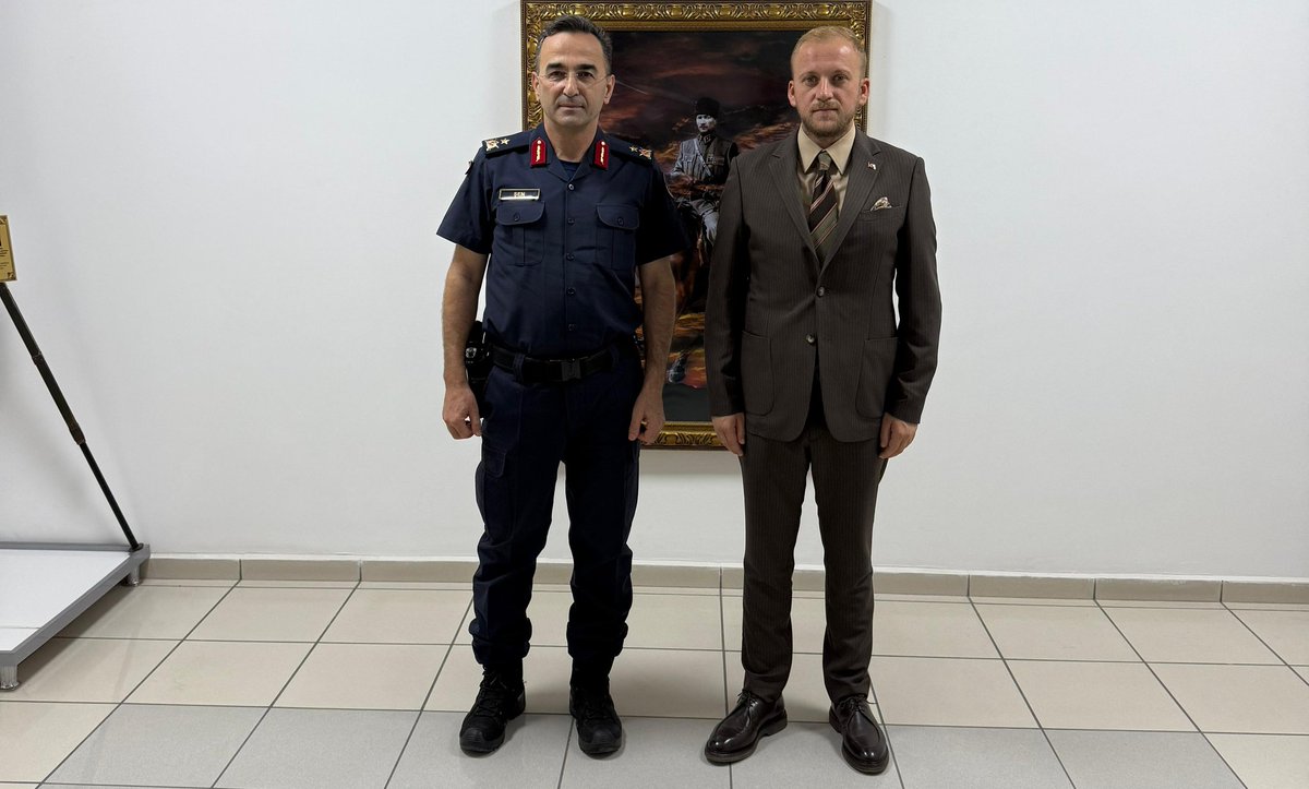 MHP Muğla Heyeti, Yeni İl Jandarma Komutanı Tuğgeneral Adem Şen'i Ziyaret Etti
