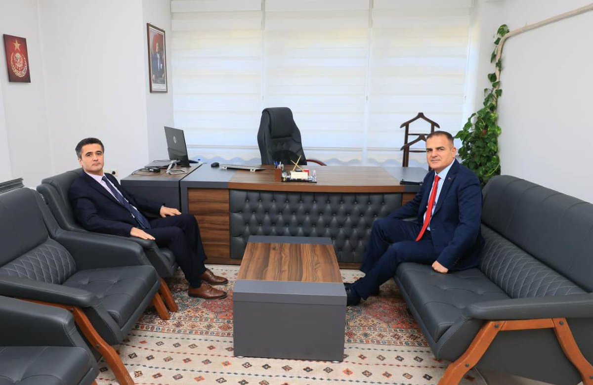 Muğla Valisi Akbıyık, İdare Mahkemesi Başkanı Ertan'ı Ziyaret Etti